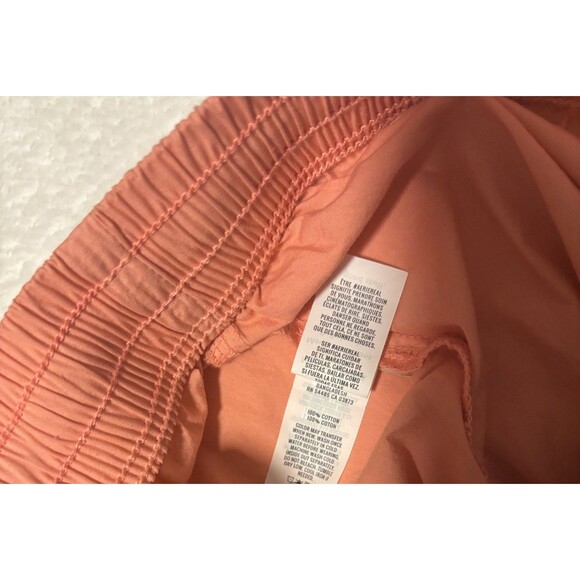 Aerie Wide Leg Cargo 100% Cotton Women’s Pants Sz SP Peach NWT - Picture 4 of 6